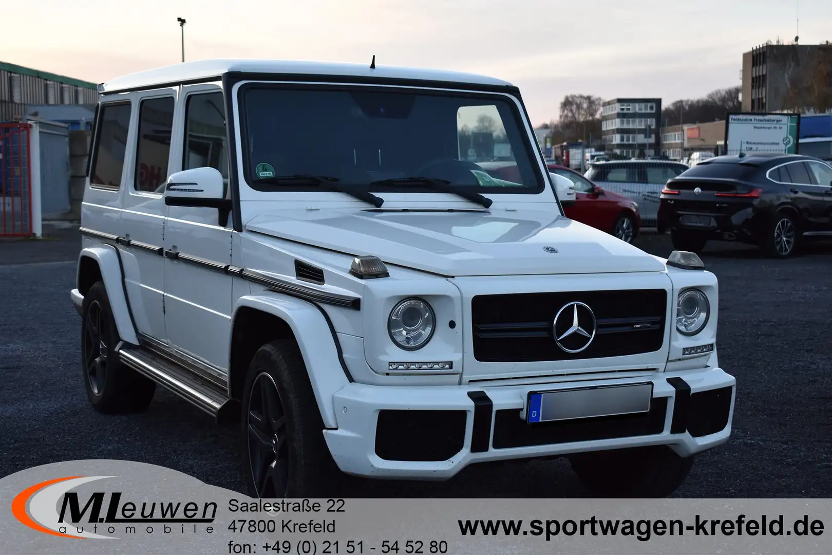 Mercedes-Benz G 350 G 350 *LEDER*NAVI*GSD*AHK*ALU*PDC*CAM* Weiß - 2