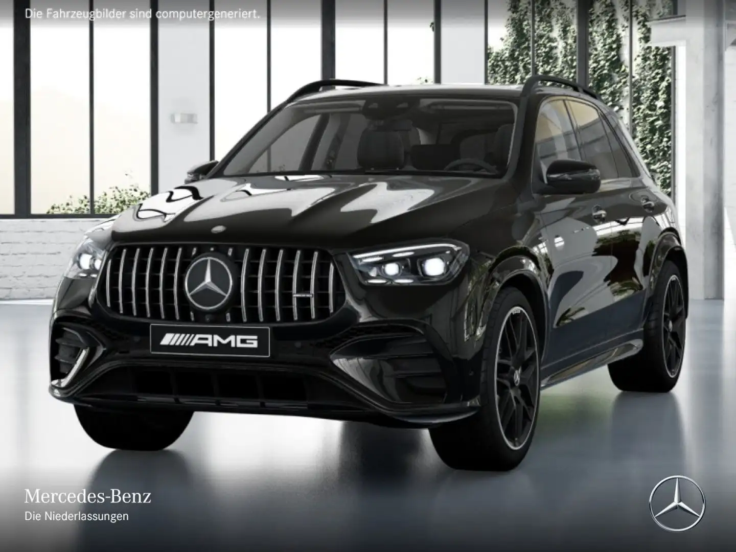 Mercedes-Benz GLE 53 AMG GLE 53 HYBRID 4M NIGHT+PANO+360+AHK+MULTIBEAM+22" Schwarz - 2