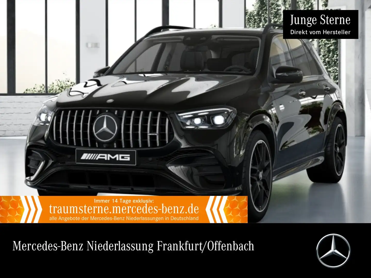 Mercedes-Benz GLE 53 AMG GLE 53 HYBRID 4M NIGHT+PANO+360+AHK+MULTIBEAM+22" Schwarz - 1
