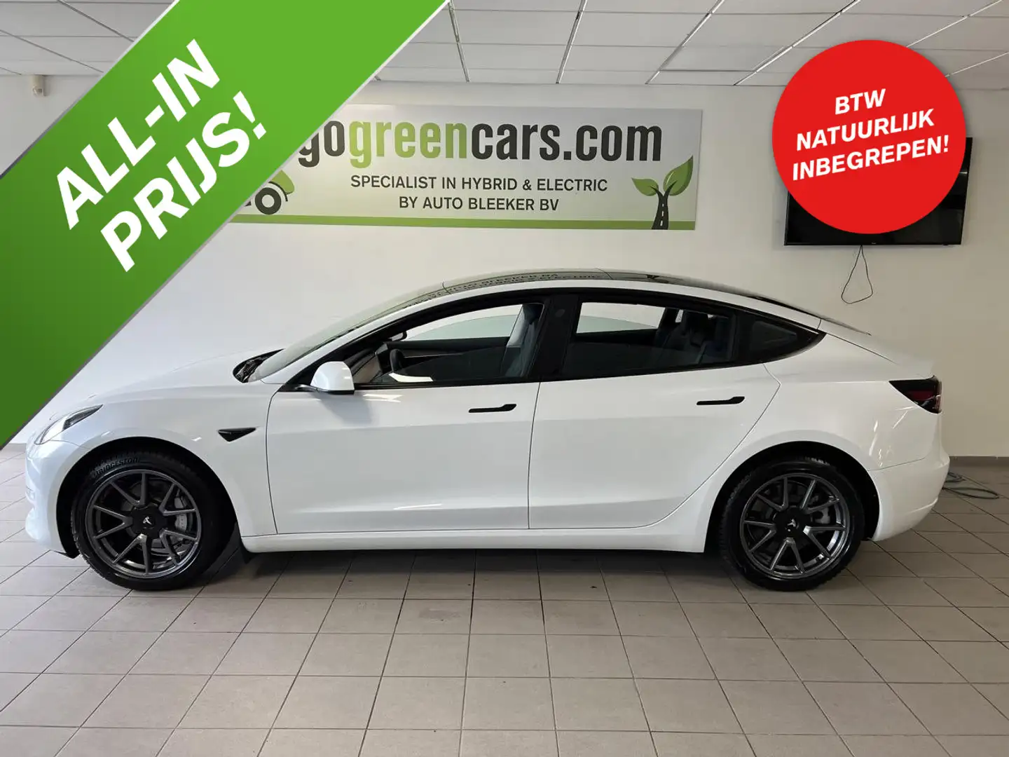 Tesla Model 3 Long Range RWD 75 kWh | EAP | Verlengde garantie Blanc - 1