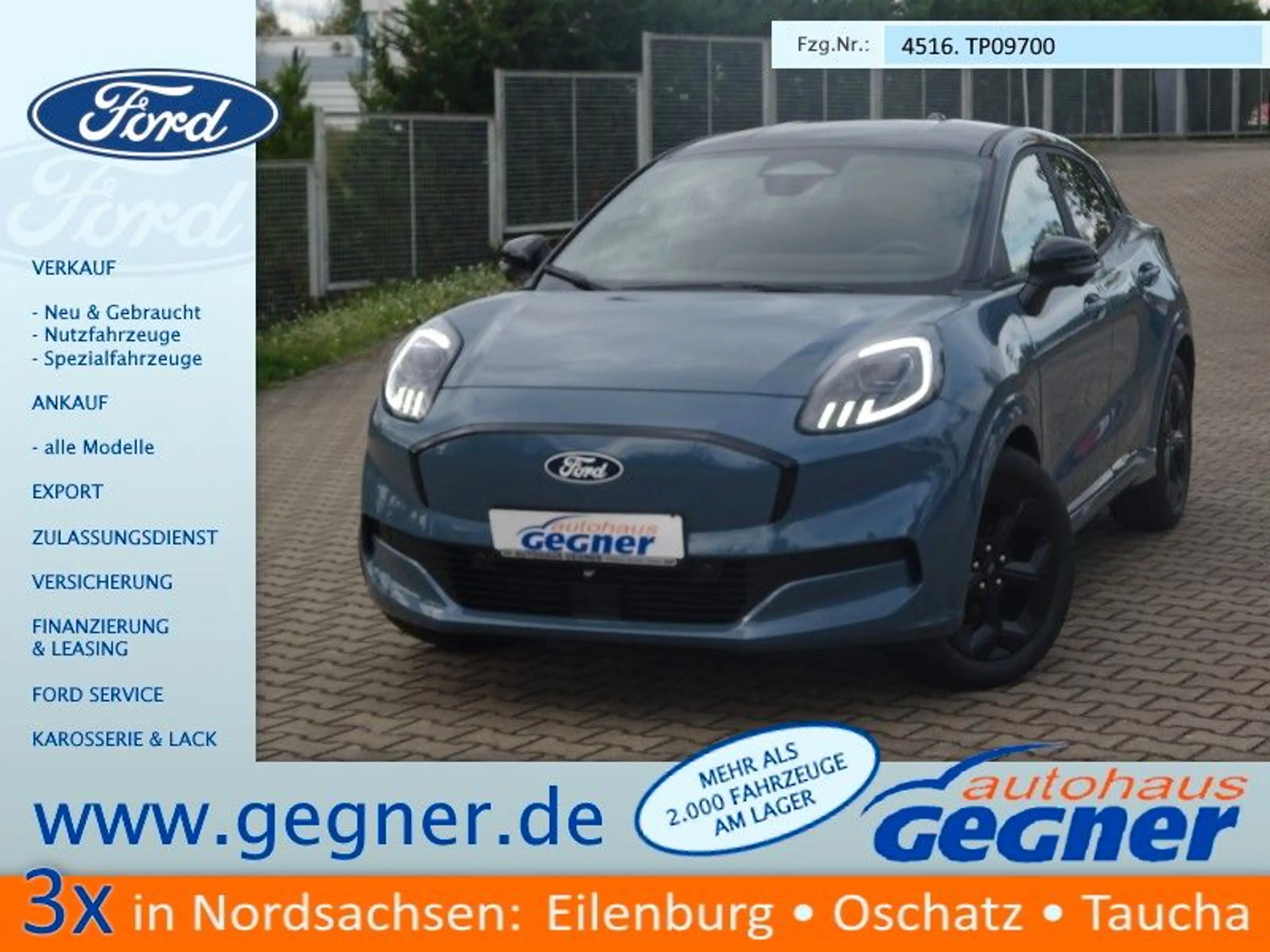 Ford Puma Gen-E 124 kW BlueCruise Edition AHK Matrix