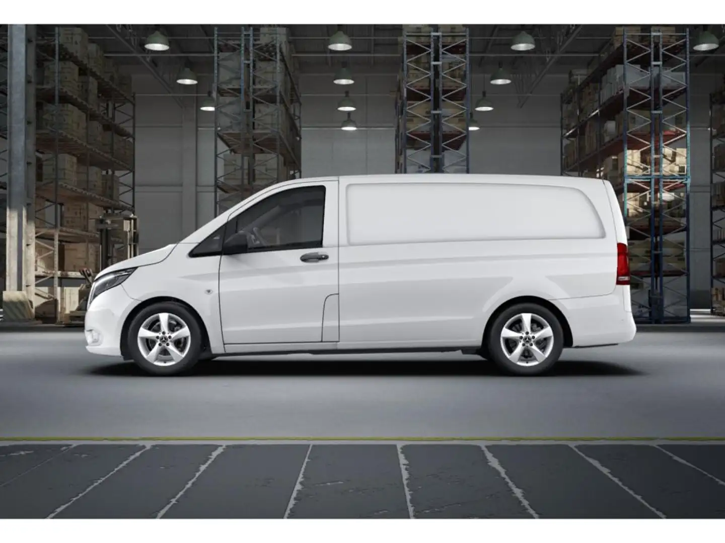 Mercedes-Benz Vito 116 CDI Kasten Lang Pro RüKam+Tempomat Blanc - 2