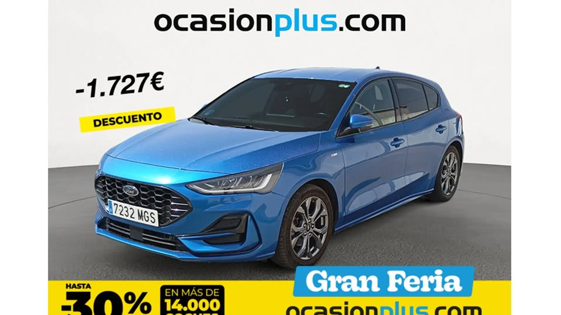 Ford Focus 1.0 Ecoboost MHEV ST-Line 155 Azul - 1