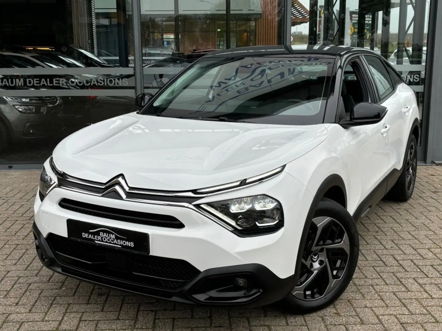 Citroen C4 1.2 PURETECH PLUS 130PK AUTOMAAT AIRCO PDC-CAMERA Wit - 1