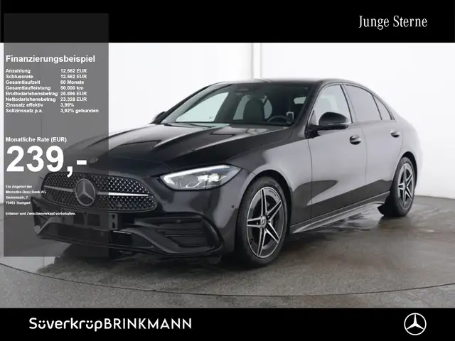 Mercedes-Benz C 180 AMG NIGHT DISTR. MEMORY 360° LED AKK.GLAS