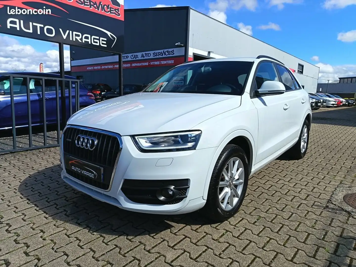 Audi Q3 2.0 TFSI 170 ch Quattro 07-2014 GARANTIE 12M Blanc - 1
