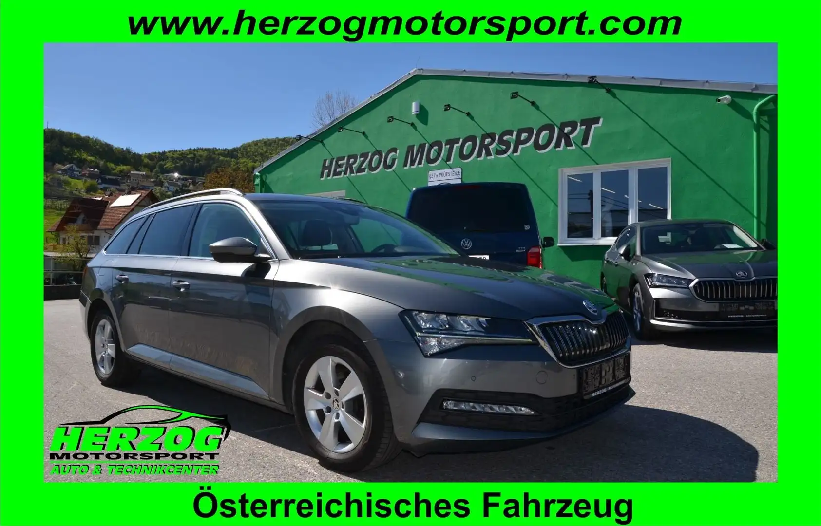 Skoda Superb Superb Kombi 2,0 TDI DSG LED VIRTUAL 1.BESITZ Grau - 1