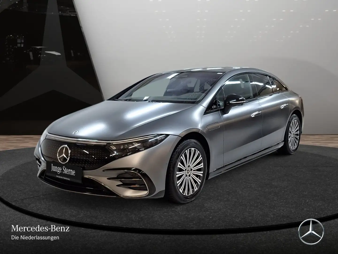 Mercedes-Benz EQS 580 4MATIC AMG Fahrass Fondent Airmat Pano HUD Gris - 2