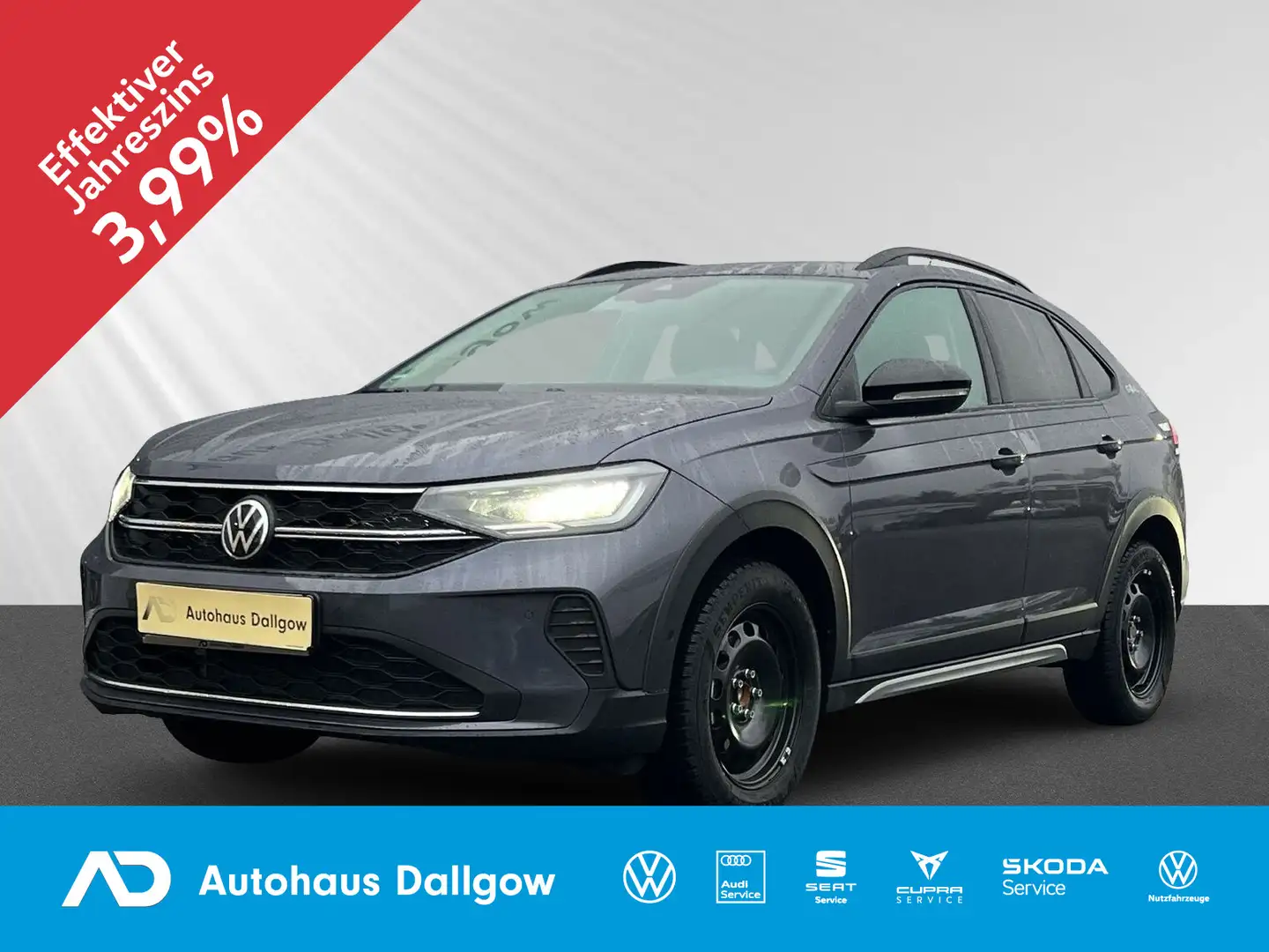 Volkswagen Taigo "Goal" 1.0 TSI DSG ACC+RFK+LED+NAVI+SHZ+++ Grau - 1