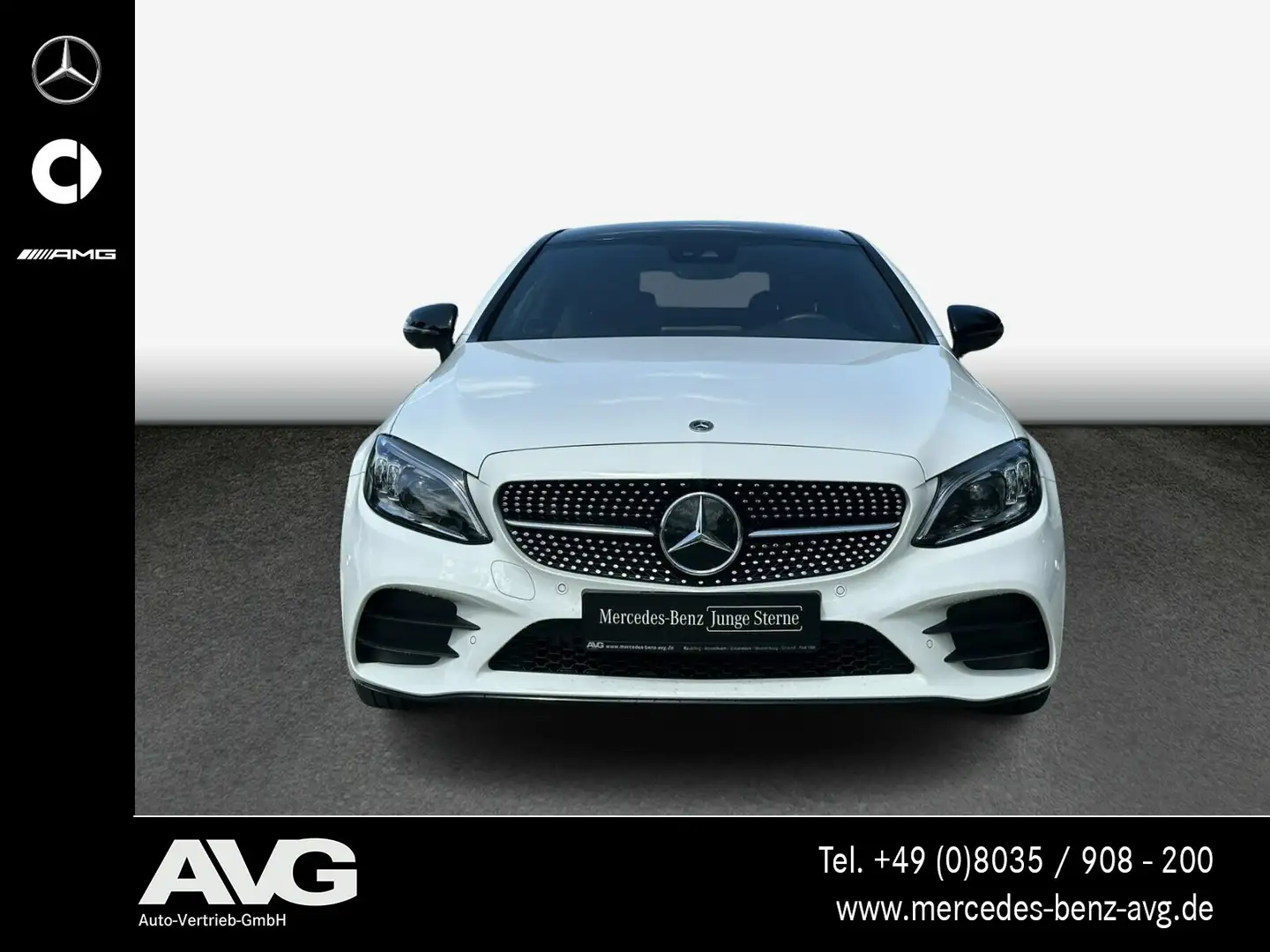 Mercedes-Benz C 300 C 300 Coupé AMG Night Pano 360° Mulitbeam LED Weiß - 2