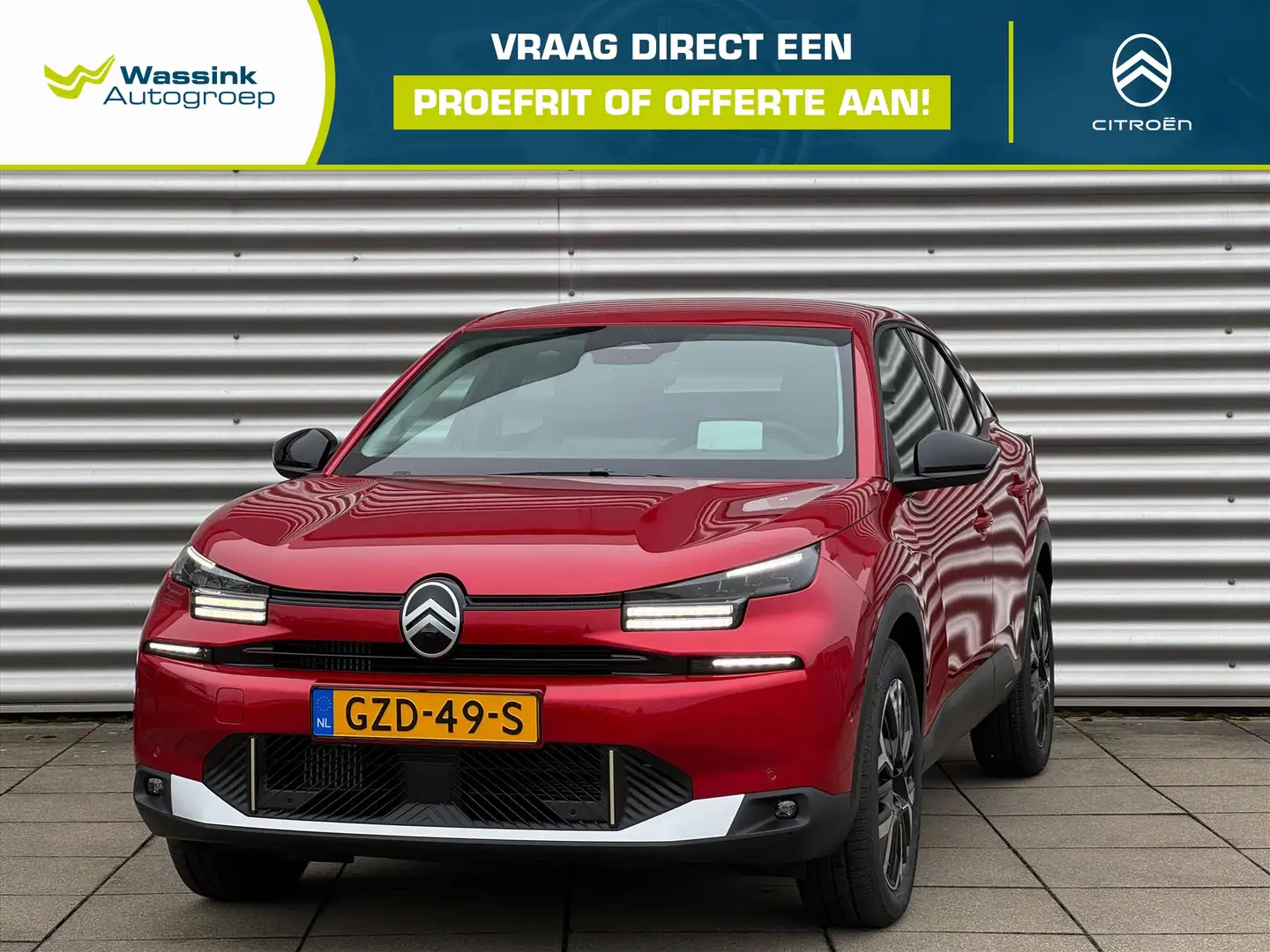 Citroen C4 1.2 Hybrid 136pk e-DCS6 Max | 360° camera | Adapri Rood - 1