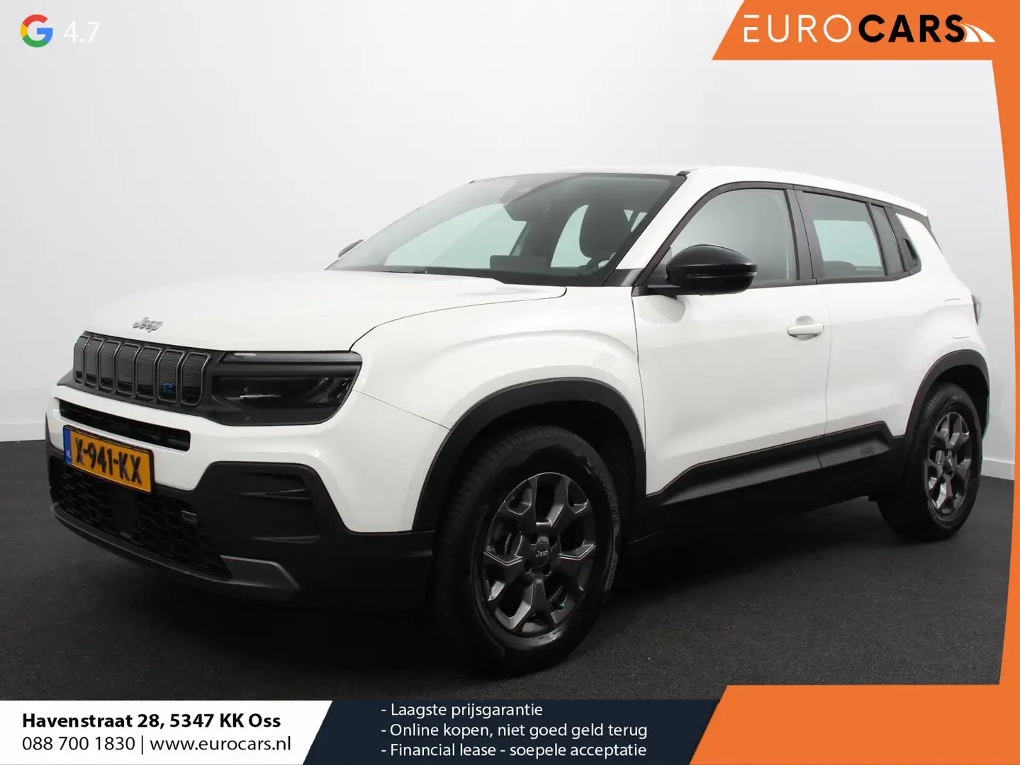Jeep Avenger Longitude 54 kWh Navigatie Apple Carplay/ Android Wit - 1
