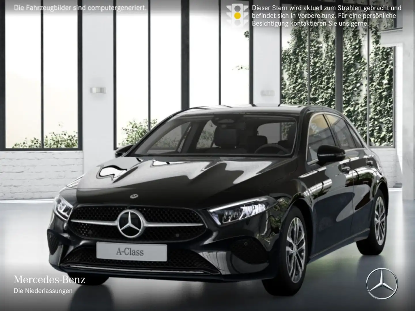 Mercedes-Benz A 200 PROGRESSIVE+AHK+LED+KAMERA+KEYLESS+7G Schwarz - 2