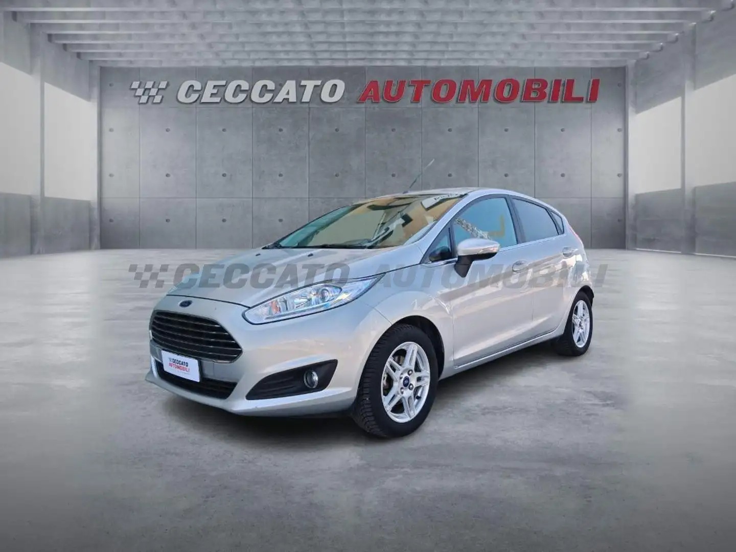 Ford Fiesta Fiesta 5p 1.5 tdci Titanium 75cv Argento - 1
