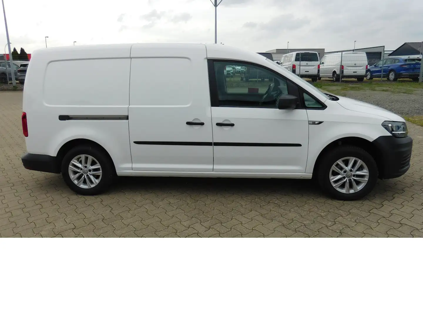 Volkswagen Caddy Maxi Abt-e Elektrik DSG Automatik Klima Blanc - 2