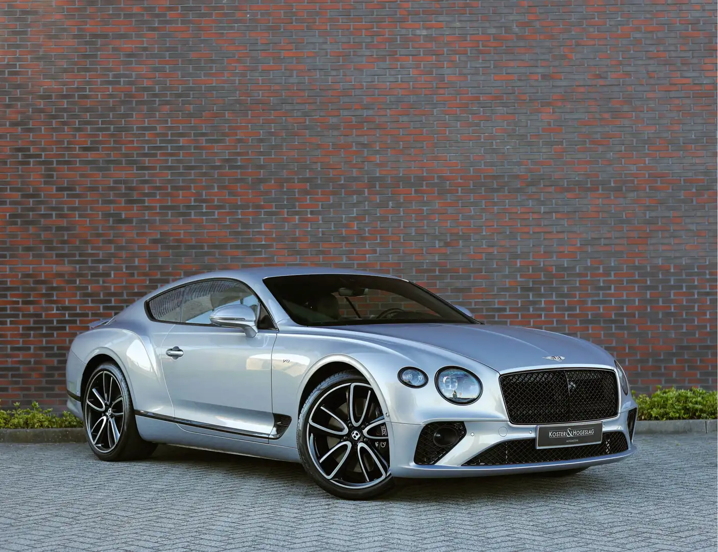 Bentley Continental GT 4.0 V8 *Org. NL*Mulliner*B&O* Silver - 1