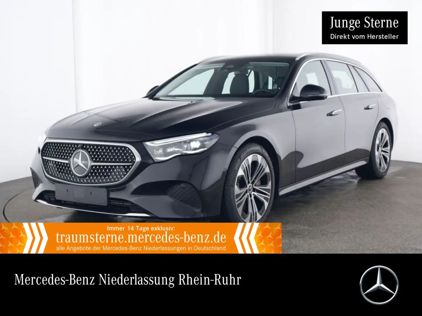 Mercedes-Benz E 300 de T Hybrid Avantgarde 360° Distr. AHK PTS Schwarz - 1