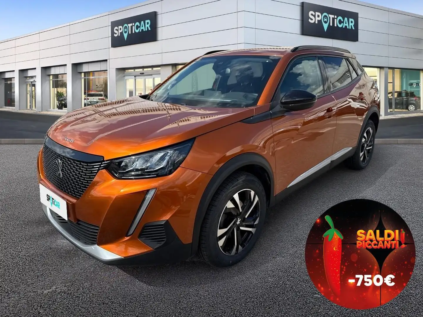 Peugeot 2008 BlueHDi 110 Allure Pack S/S Arancione - 1