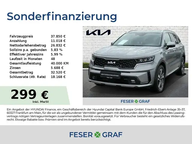 Kia Sorento 2.2D DCT8 SPIRIT NAVI PDCs LEDER AHK