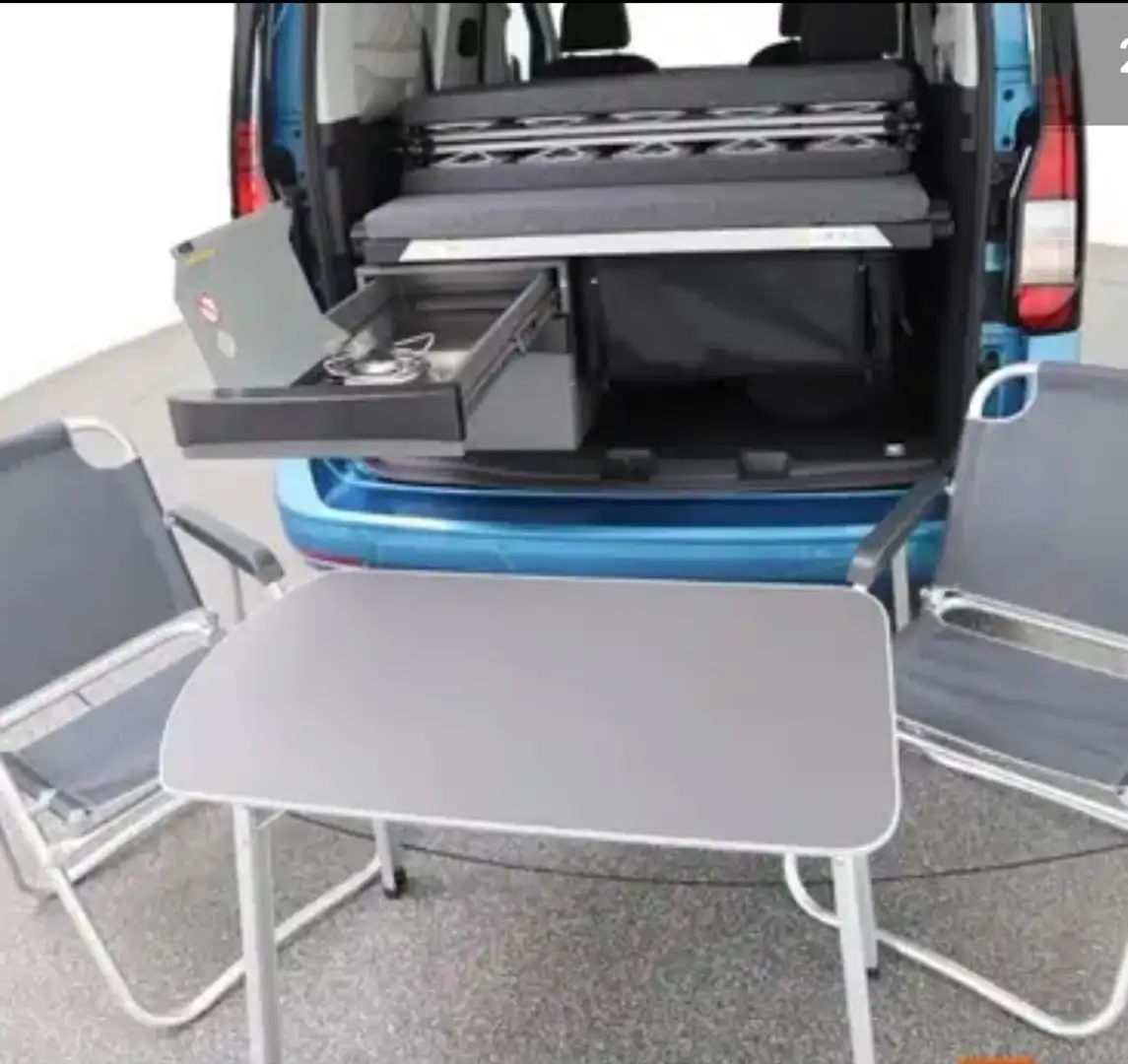Volkswagen Caddy California 2.0TDI Camper Miniküche Standheizung Blau - 1