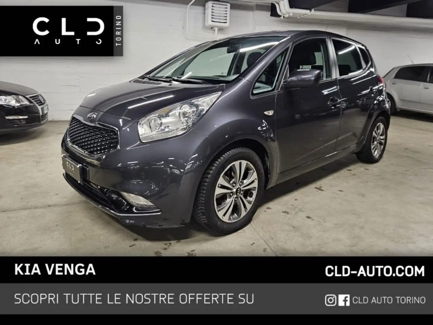 Kia Venga 1.4 CRDi 90CV Cool Grigio - 1