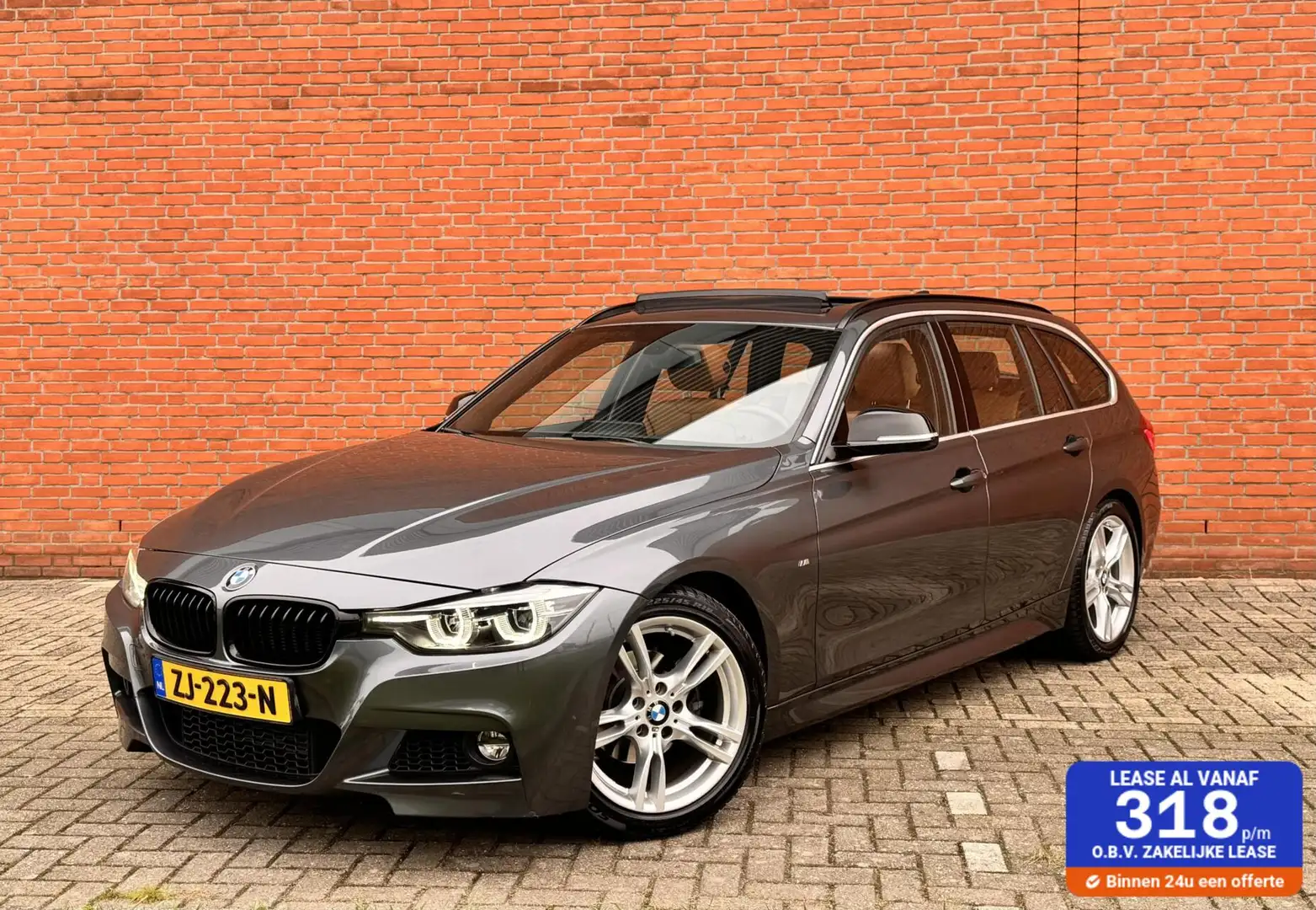 BMW 318 3-serie Touring 318i M Sport|CARPLAY|PANO|DIGITAAL Grijs - 1