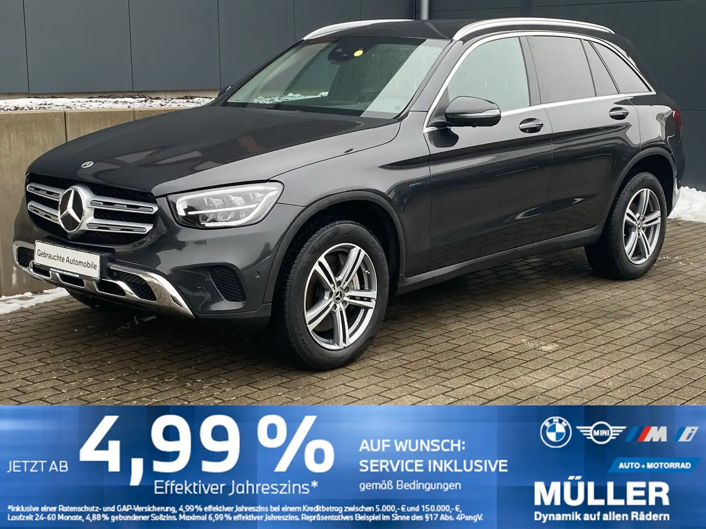 Mercedes-Benz GLC 300 e 4Matic AHK/HUD/OffRoadP/360/EasyP Grün - 1