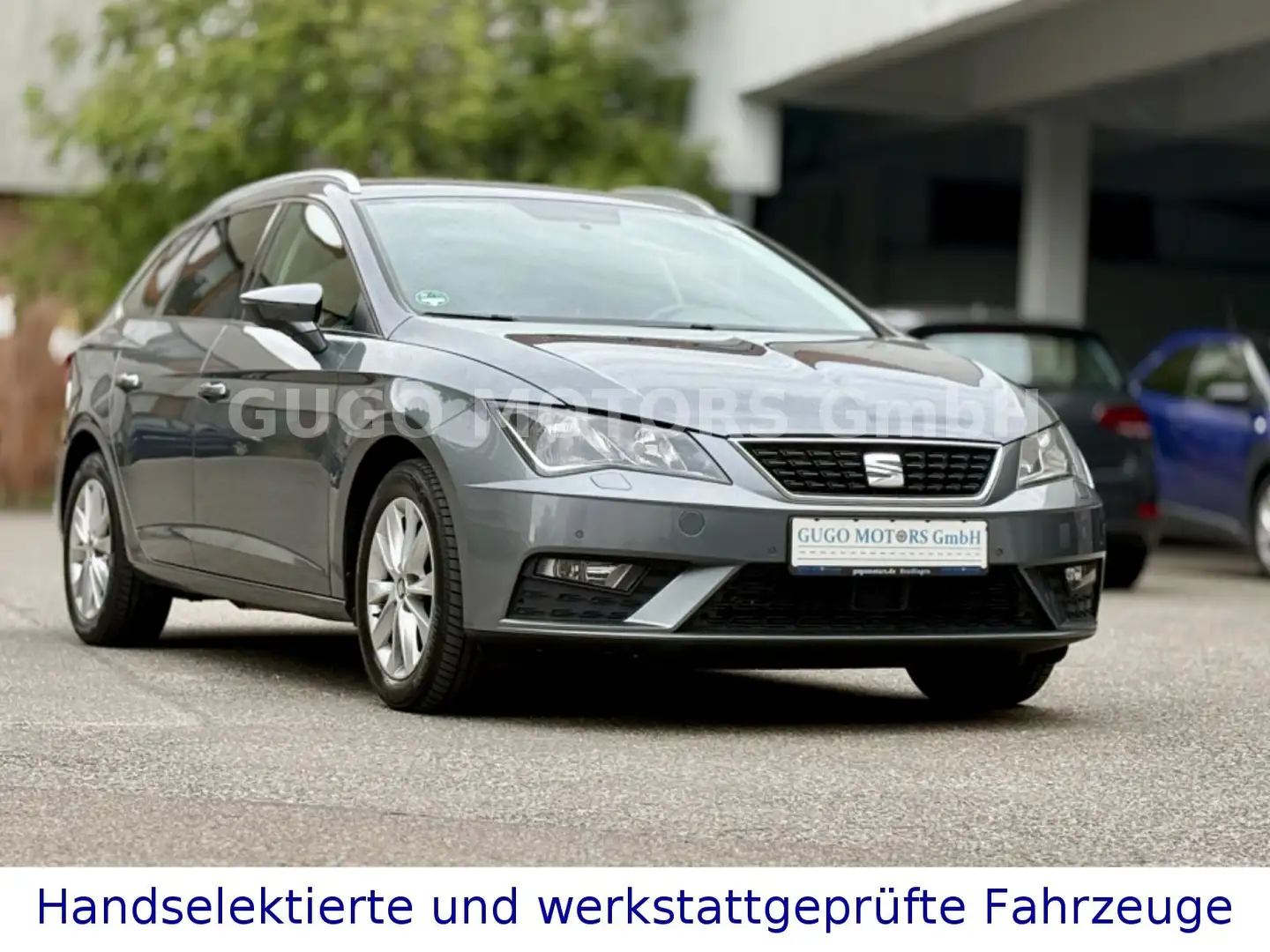 SEAT Leon ST 1.6 TDI Automatik / Apple / Android /AHK Gris - 2