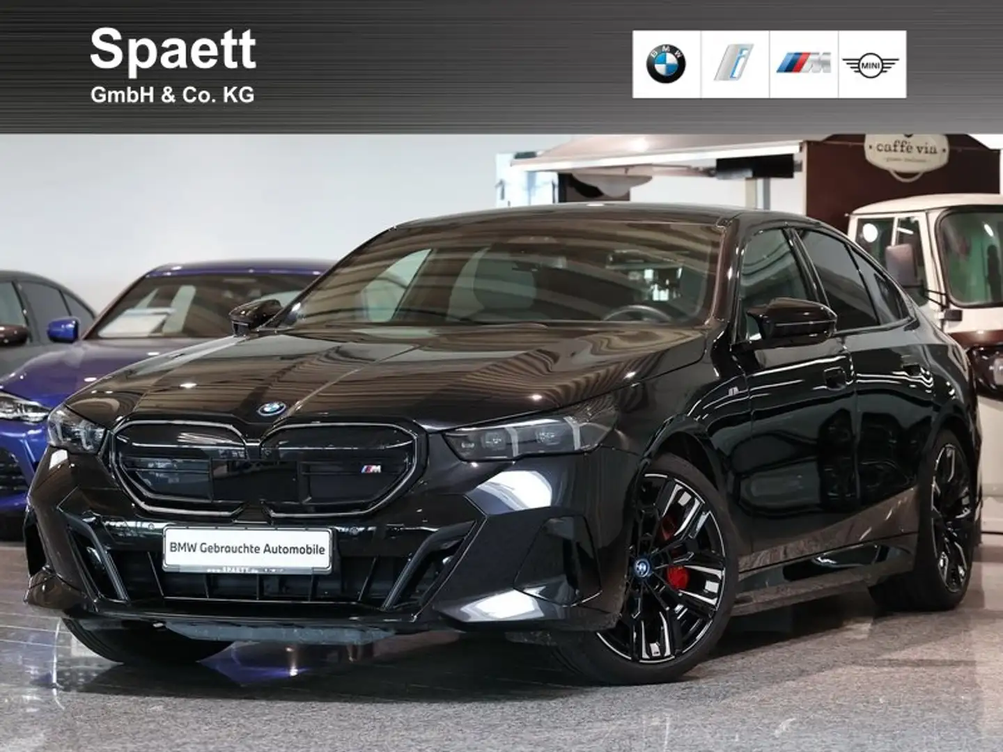 BMW i5 M60 xDrive Pano. AHK DrivAssProf Komfor.Sitz Adp.L Noir - 1