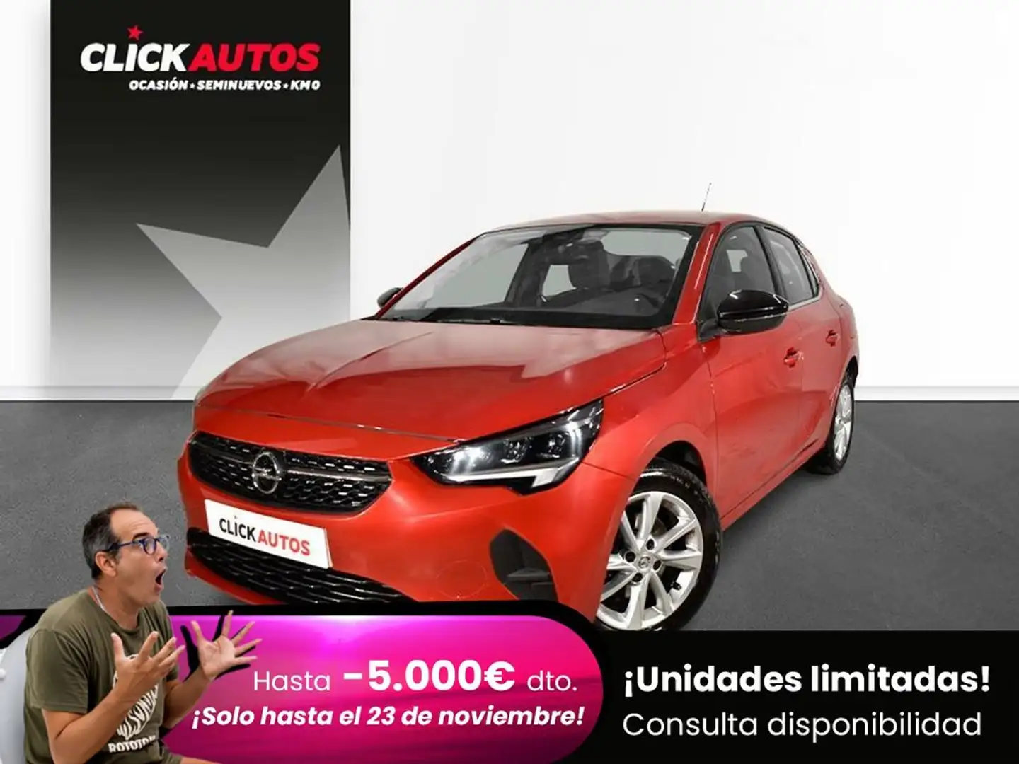 Opel Corsa 1.2T XHL S/S Elegance 100 Rojo - 1