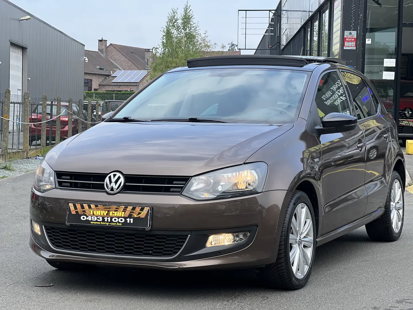 Volkswagen Polo 1.2TSI*boîte auto*NAVI*CAMERA*PANO*USB*BT*CUIR* Maro - 2