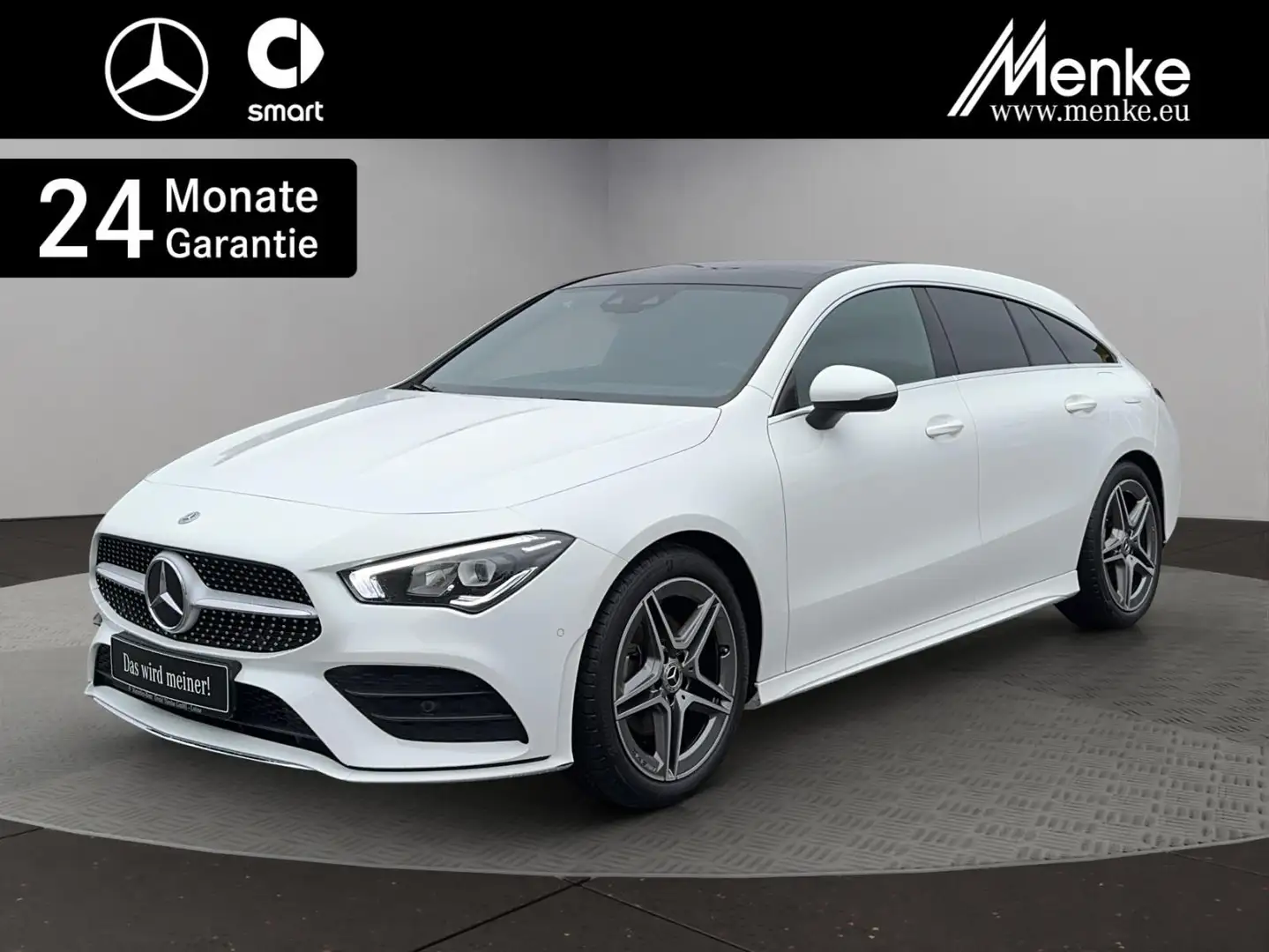 Mercedes-Benz CLA 200 Shooting Brake AMG+Pano+Ambiente+LED+DAB Blanc - 1