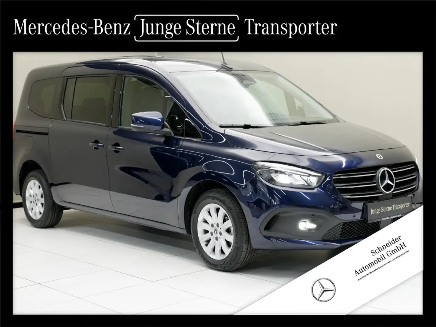 Mercedes-Benz T-Class T 180 PROGRESSIVE Lang Navi PDC KAM KlimaA SpurH Blauw - 1