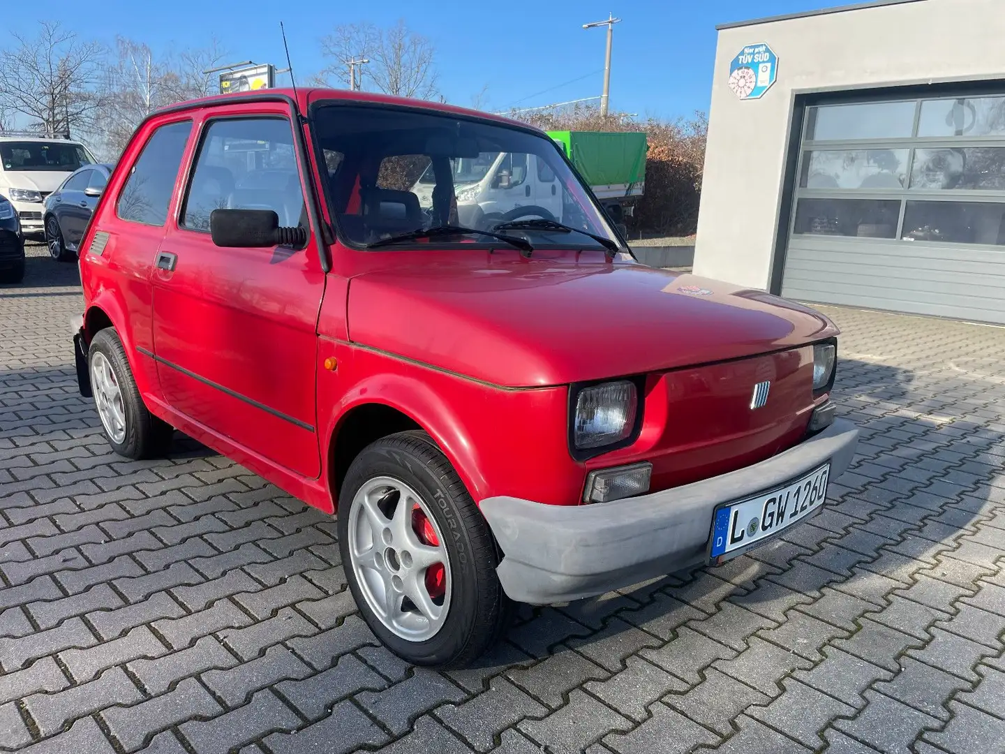 Fiat 126 P Deutsche Zulassung / 06-27 Tüv / Au Rot - 2