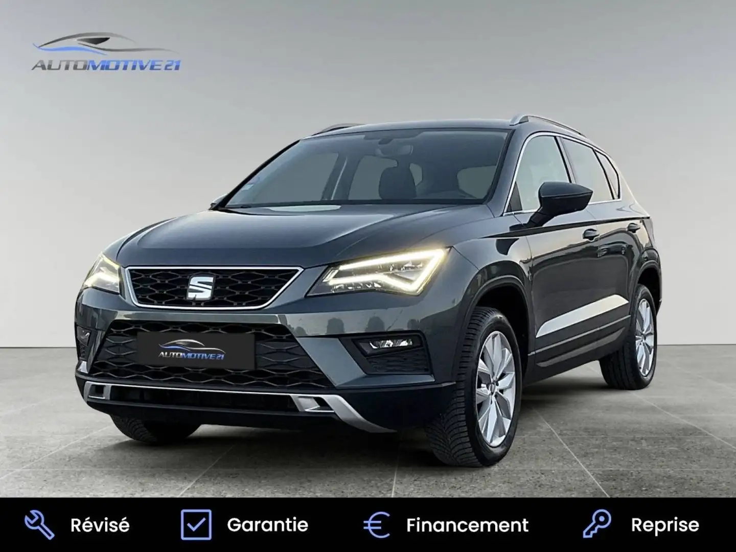 SEAT Ateca 1.4 EcoTSI 150ch ACT Start&Stop Xcellence DSG Grijs - 1