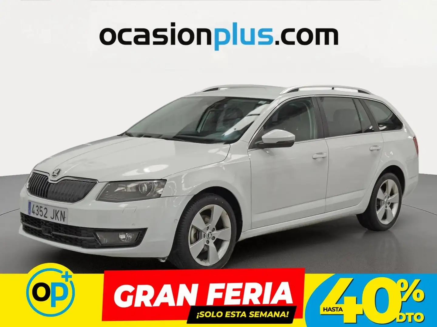 Skoda Octavia Combi 2.0TDI CR Style DSG Blanco - 1