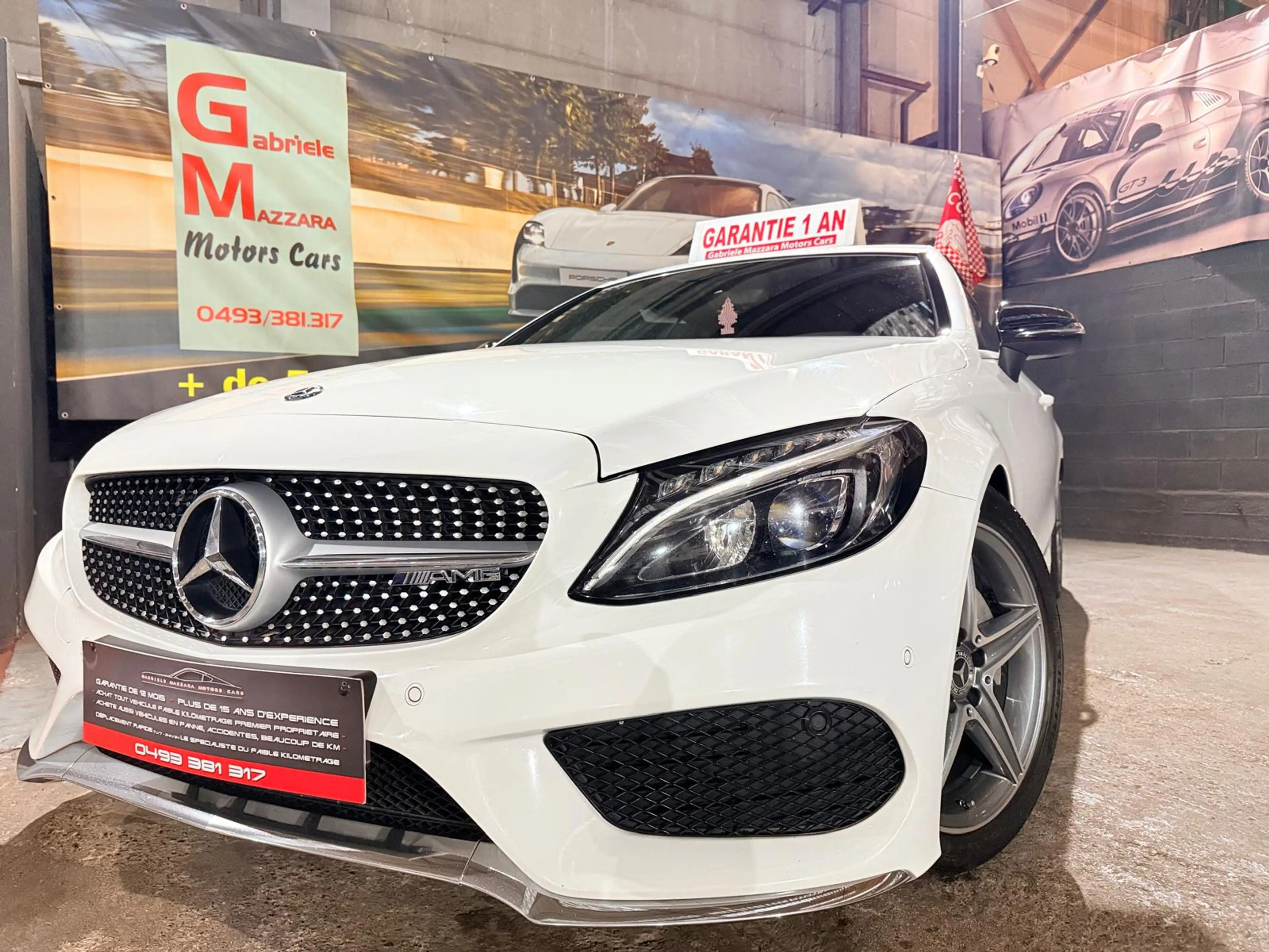 Mercedes-Benz C 220 Cabriolet C 220d Gtronic AMG Cuir GPS LED High performance
