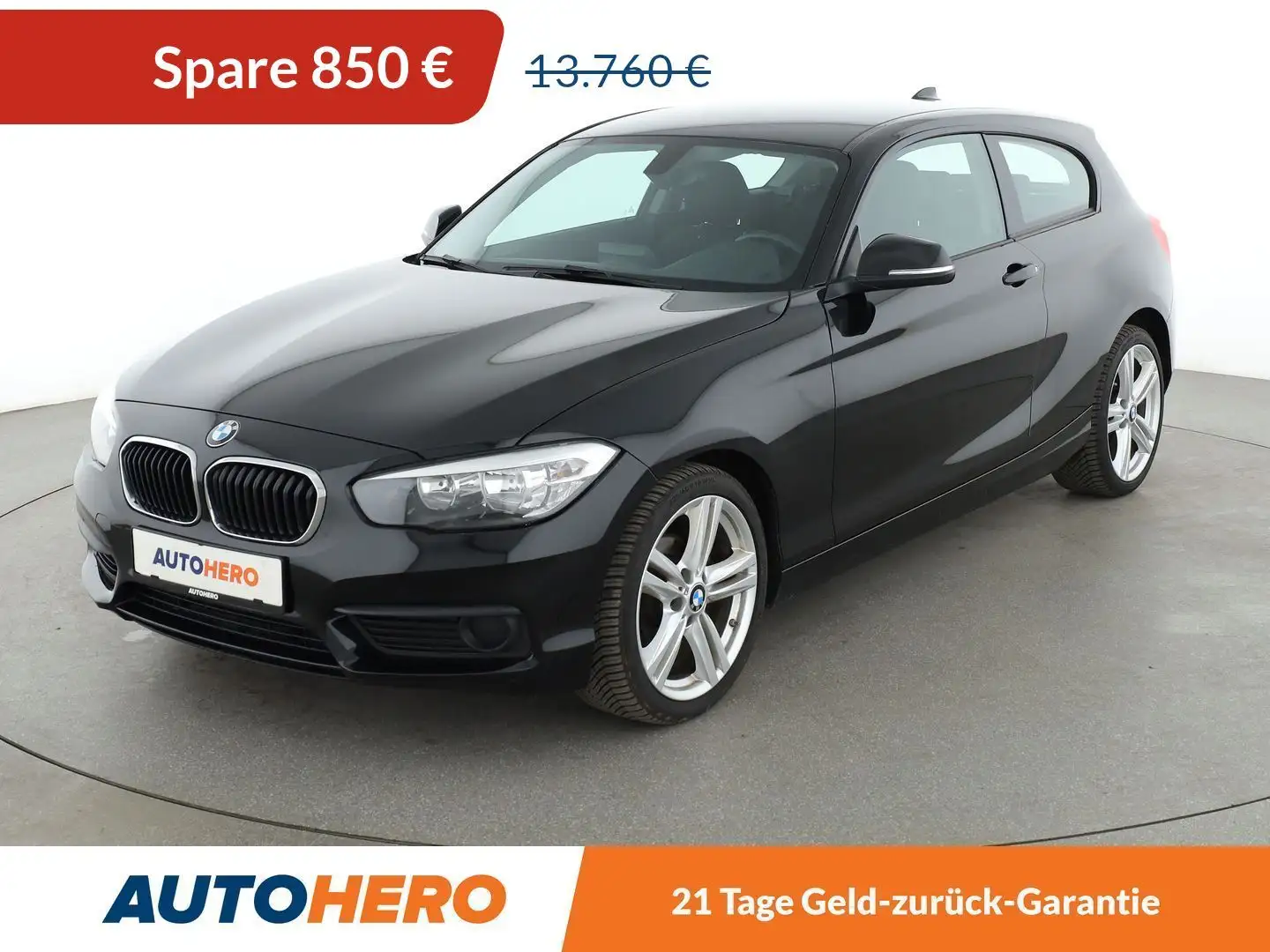 BMW 118 i*LIMITER*LM-FELGEN*GARANTIE*KLIMA* Schwarz - 1