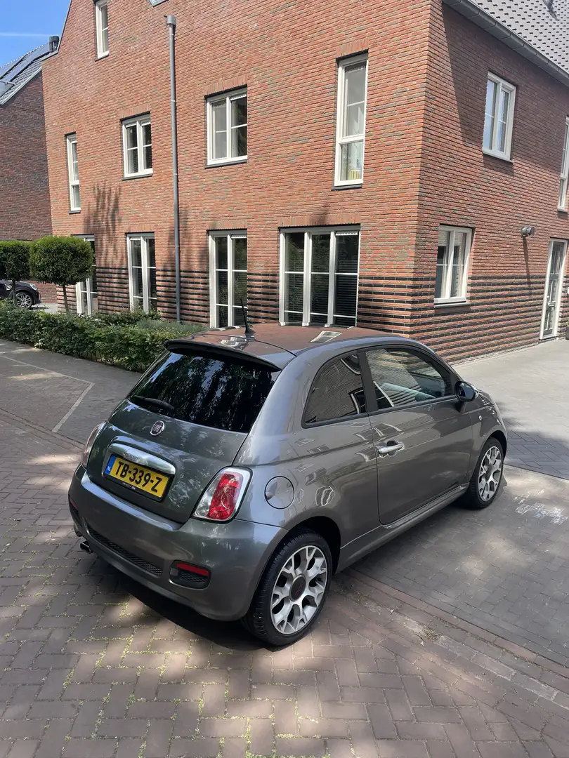 Fiat 500 1.2 sport 2013 Grijs - 2