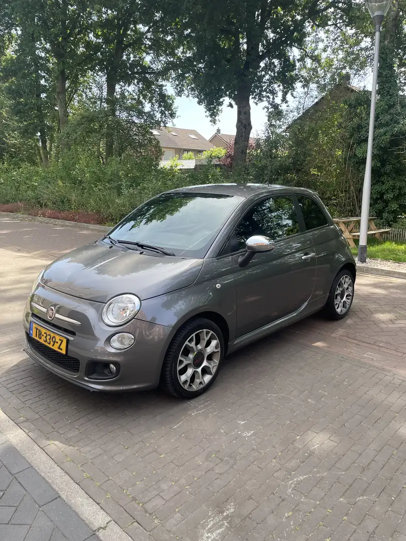 Fiat 500 1.2 sport 2013 Grijs - 1