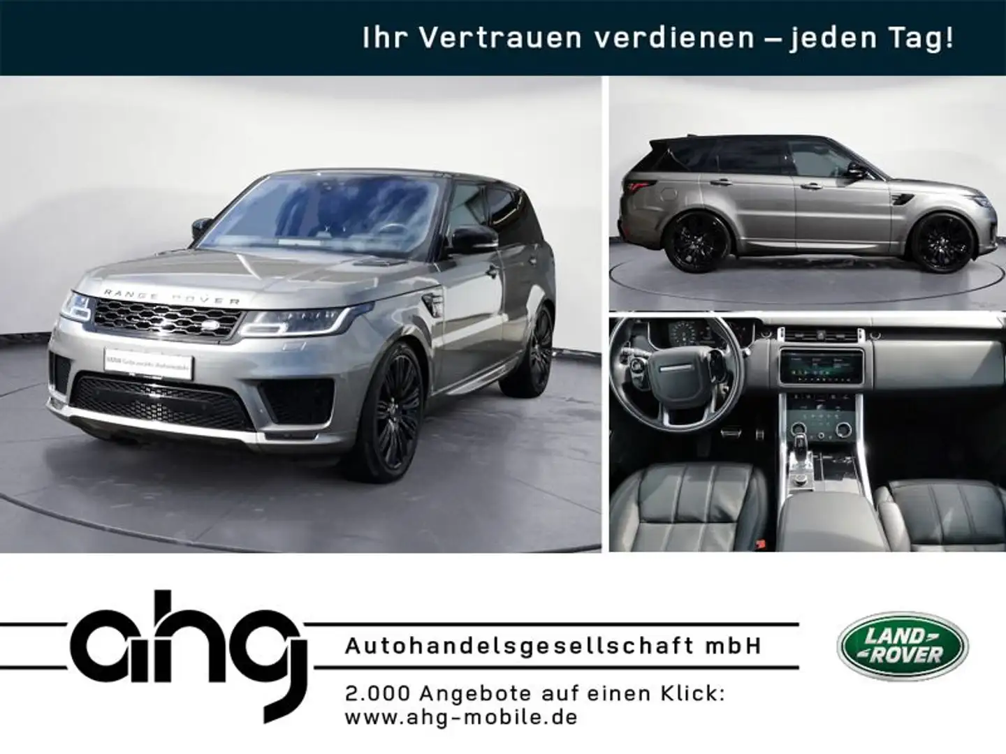 Land Rover Range Rover Sport 3.0 D350 Autobiography Dynamic Silber - 1