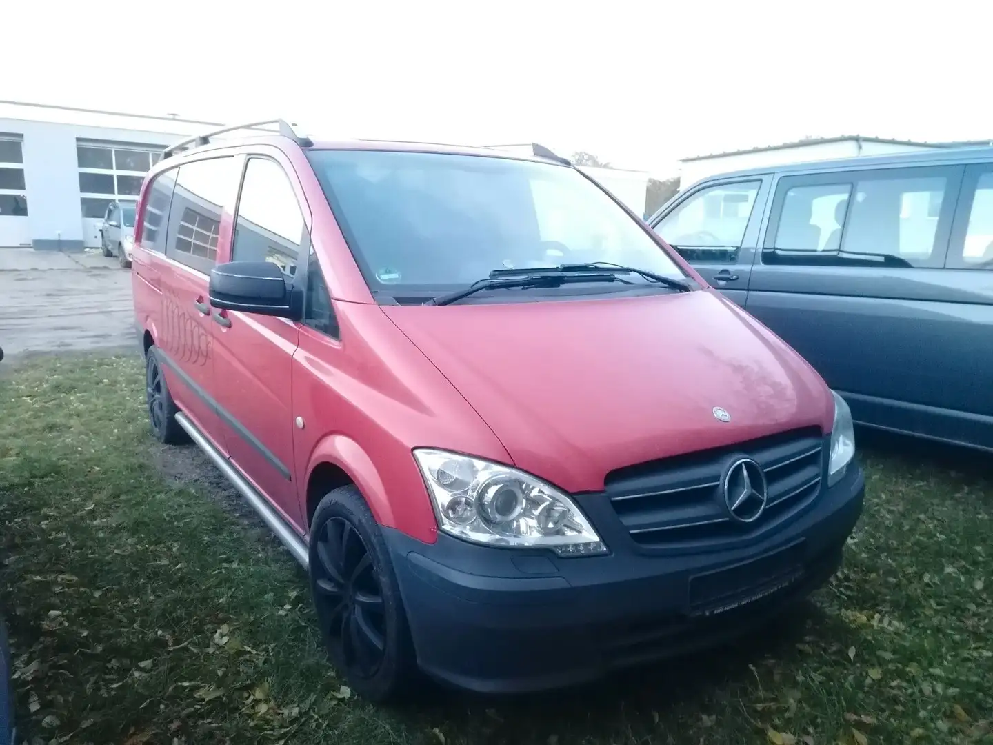 Mercedes-Benz Vito Mixto 113 CDI lang LKW-Zulassung Rot - 2