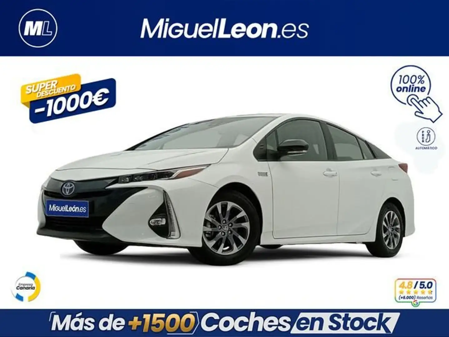 Toyota Prius Plug-In 125PH Advance Blanco - 1