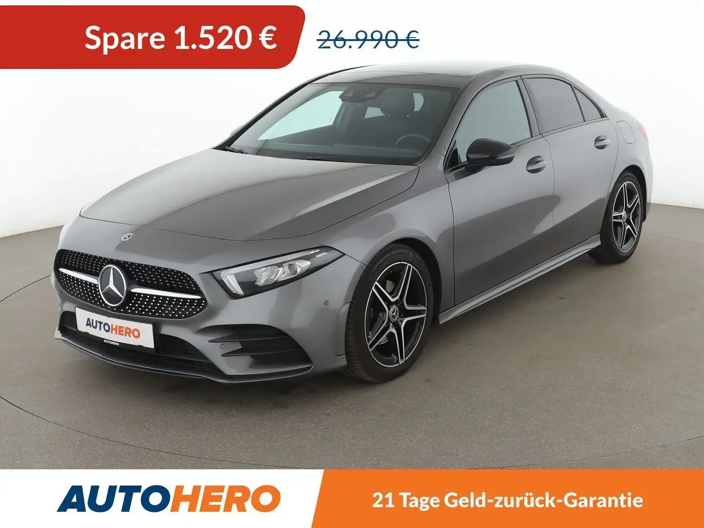 Mercedes-Benz A 200 AMG Line Aut.*NAVI*TEMPO*LED*CAM*SHZ*PDC* Grey - 1