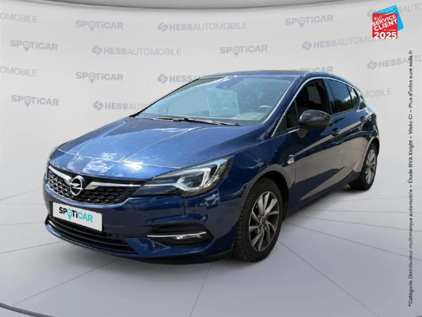 Opel Astra 1.4 Turbo 145ch Elegance Business CVT 8cv Bleu - 1