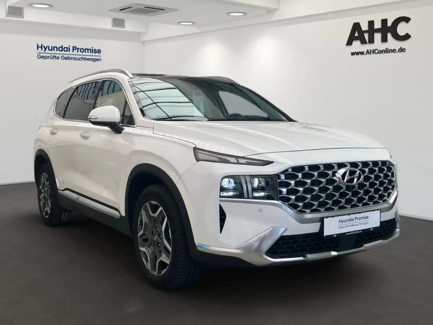 Hyundai SANTA FE 1.6 T-GDI Prime Plug-In Hybrid 4WD SEVEN 265PS Weiß - 2