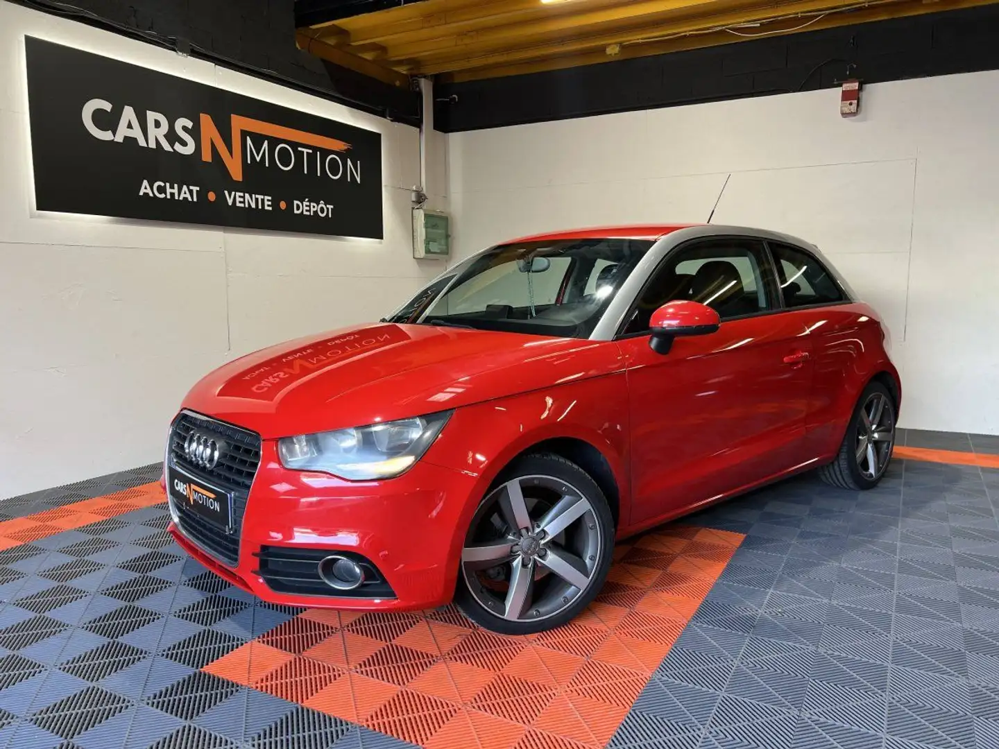 Audi A1 1.4 TFSI 122ch Ambition Luxe S tronic 7 *Entretien à jour Boite Auto Neuve* Rouge - 1