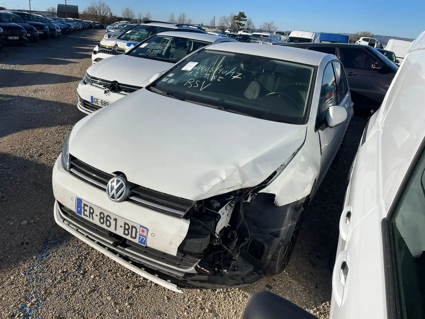 Volkswagen Golf VII 1.2 TSi BlueMotion 110 Match Allstar / ER861 Blanc - 2