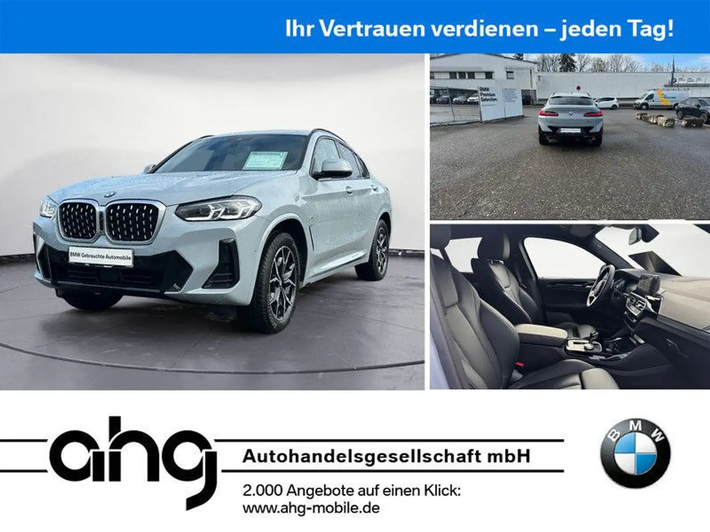 BMW X4 xDrive20i M Sportpaket Aktive Geschw. 360° Ka Stříbrná - 1