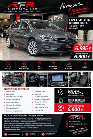Opel Astra ST 1.6 CDTi Dynamic 2018